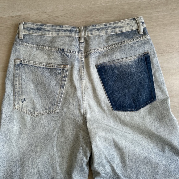 Inflation printed patchwork denim jeans - Picture 8 of 8